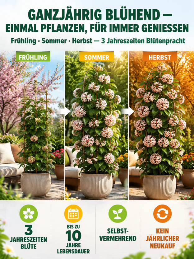✨Hoya-Zwiebeln-GANZJÄHRIG BLÜHEND EINMAL PFLANZEN, FÜR IMMER GENIESSEN