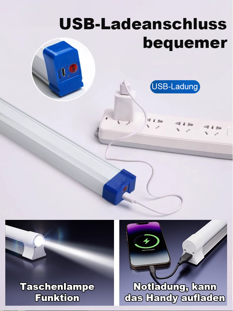 Magnetische USB-Ladeleuchte mit LED