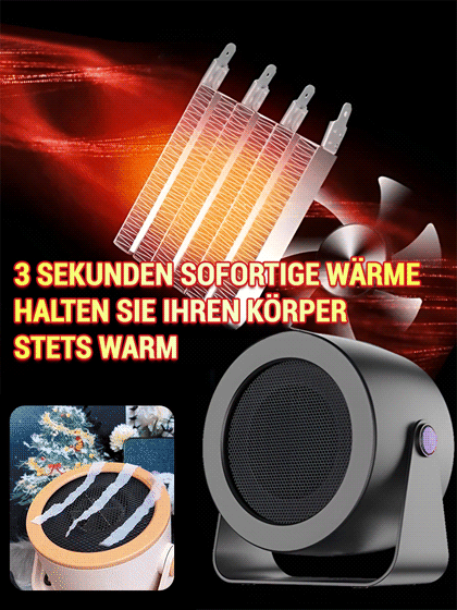 Erreichen Sie eine Raumtemperatur von 30 °C in nur fünf Minuten!