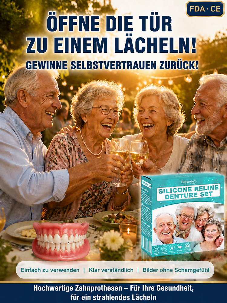 ✨ Kein Termin nötig – gestalten Sie Ihr perfektes Lächeln ganz einfach zu Hause. 🦷 Medizinisch unbedenkliches Silikon; schmerzfreies Anbringen in nur 10 Sekunden. ⏱️