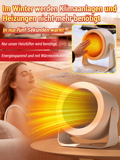 Erreichen Sie eine Raumtemperatur von 30 °C in nur fünf Minuten!