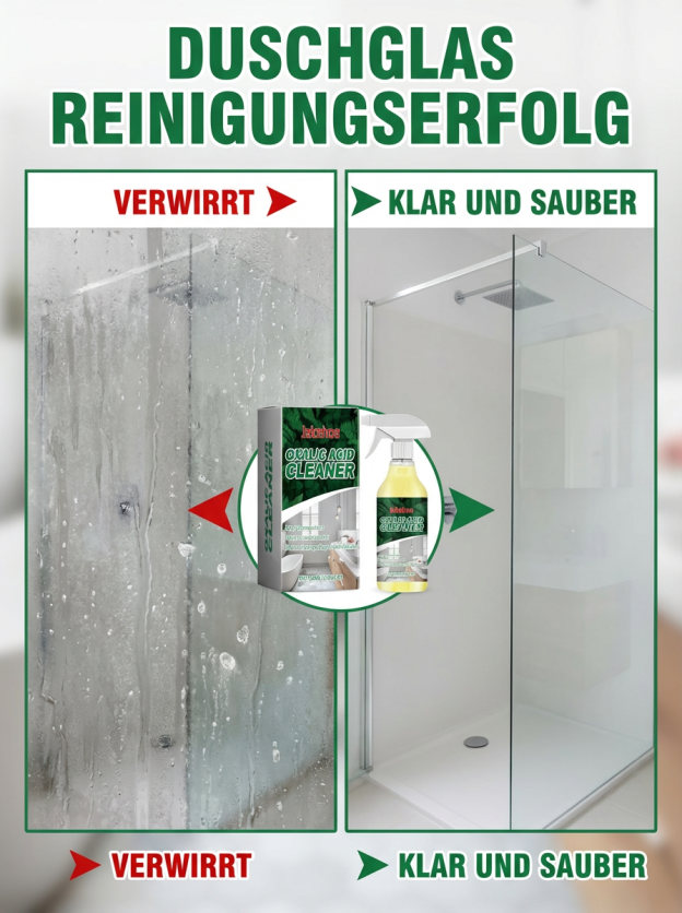 ✨ 10 Jahre Kalk?Weg in 3 Sekunden! 🕒Sprühen, wischen, wie neu-Oxalsäure Fleckenentferner