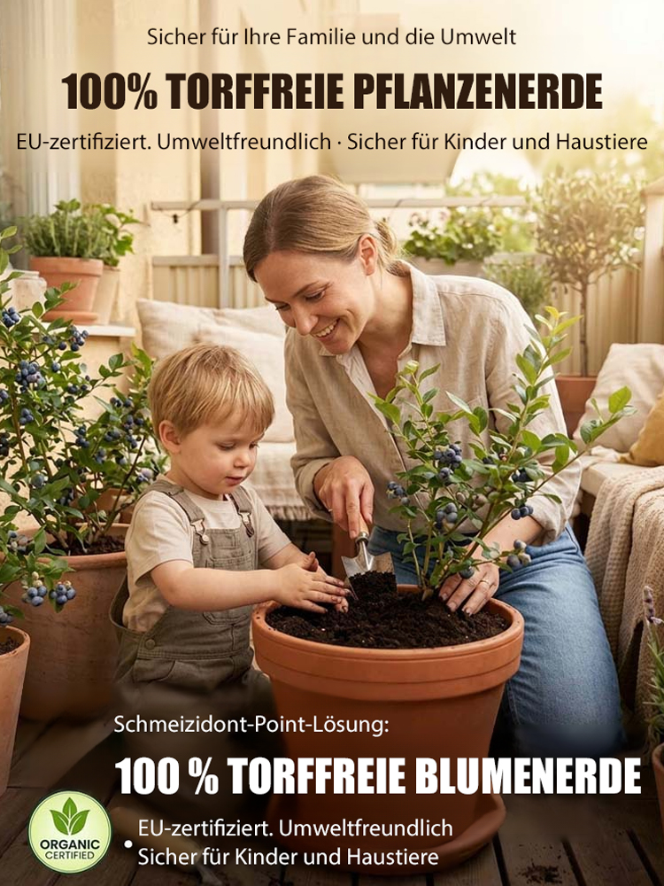 XXL Riesen-Heidelbeere  – 100% Bio, Winterhart & Sofort fruchttragend! Bis zu10kg Ernte schon im Juni!