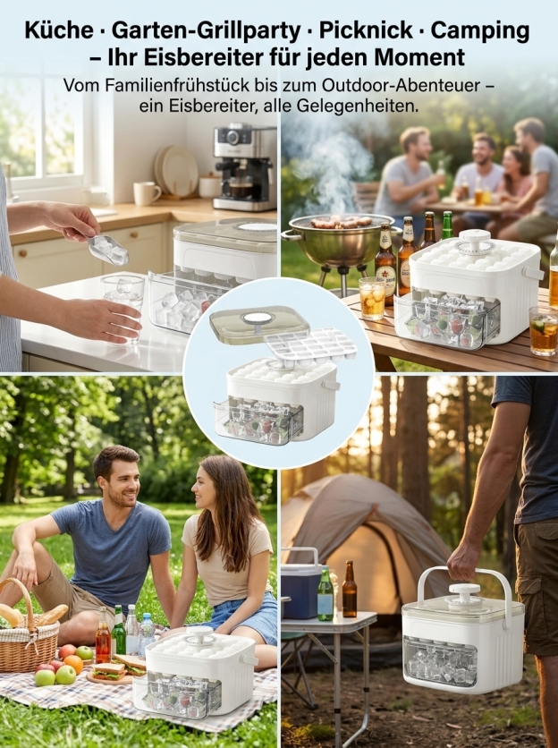 🧊【Verkaufsrang Nr. 1】Eiswürfelbereiter
