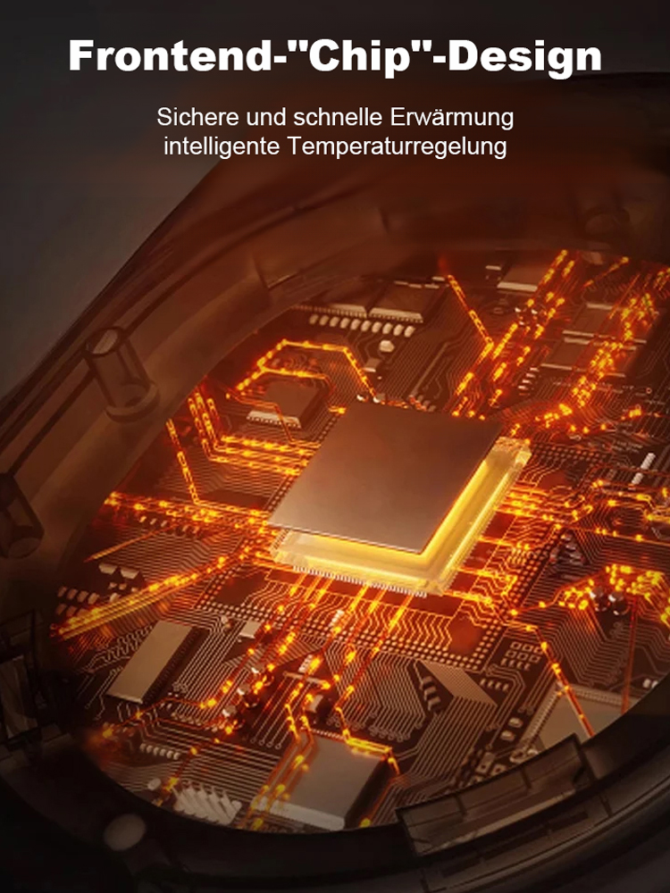 Dreisekunden-Sofortheizung intelligenter Wasserhahn mit digitaler Anzeige.