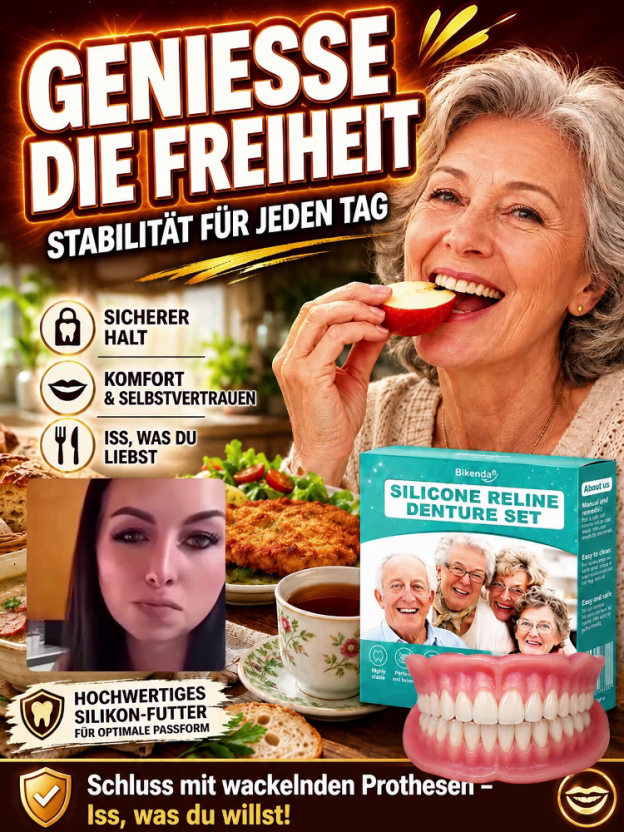✨ Kein Termin nötig – gestalten Sie Ihr perfektes Lächeln ganz einfach zu Hause. 🦷 Medizinisch unbedenkliches Silikon; schmerzfreies Anbringen in nur 10 Sekunden. ⏱️