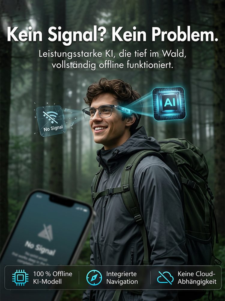 😎 Egal ob kurz- oder weitsichtig – die neue KI-Brille sorgt sofort für scharfe Sicht!
