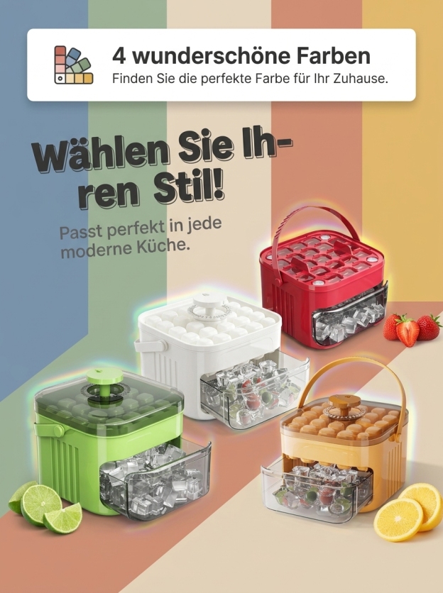 🧊【Verkaufsrang Nr. 1】Eiswürfelbereiter