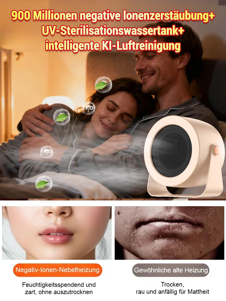 Erreichen Sie eine Raumtemperatur von 30 °C in nur fünf Minuten!