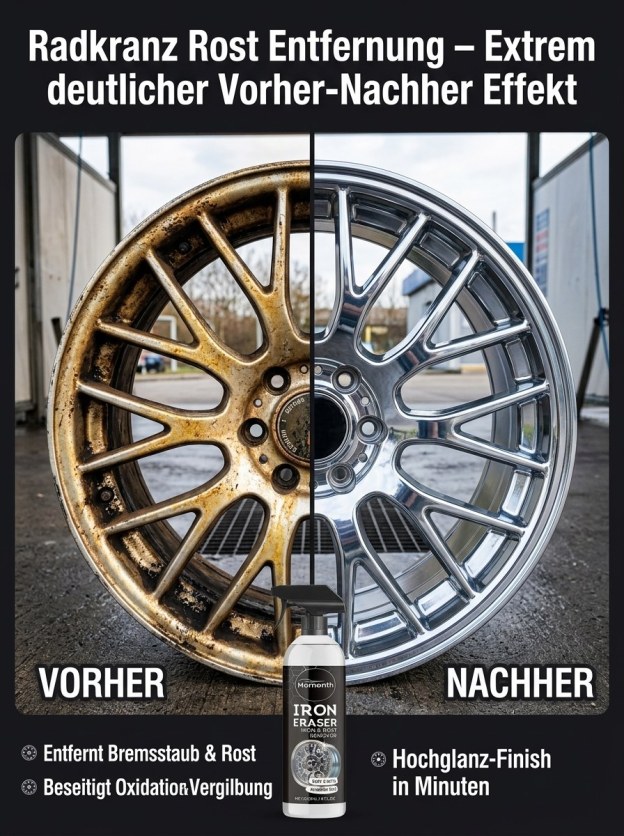 【Säurefrei, lackschonend】60-Sekunden-Rostentfernungs- und Reinigungsspray