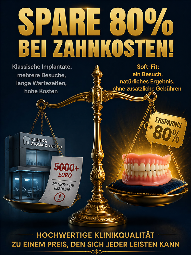 Ein bequemes, gut sitzendes und natürlich wirkendes Gebiss.