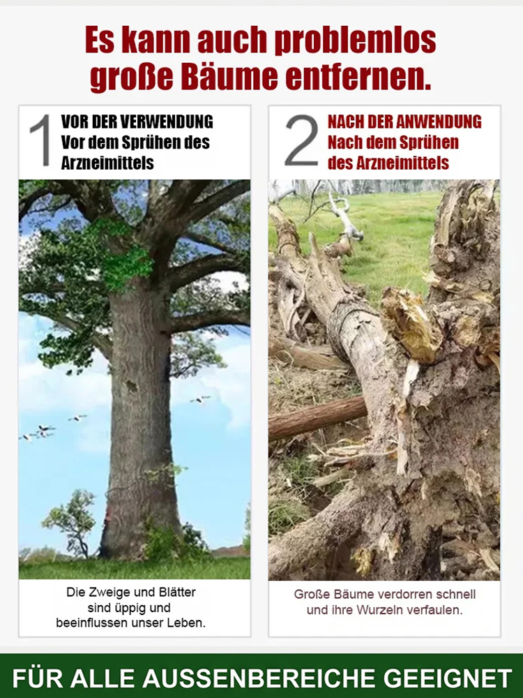 Hochkonzentriertes Unkrautvernichtungsmittel ✅ | 99 % Wirkung 🎯, einmal gesprüht – ein Jahr lang kein Unkraut 🌱🚫