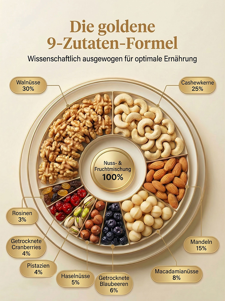 ⏳Nur 30 Tage erhältlich!🌰 Kalifornische Nüsse – 670mg Omega-3 – Die kraftvollen Herz-Nüsse