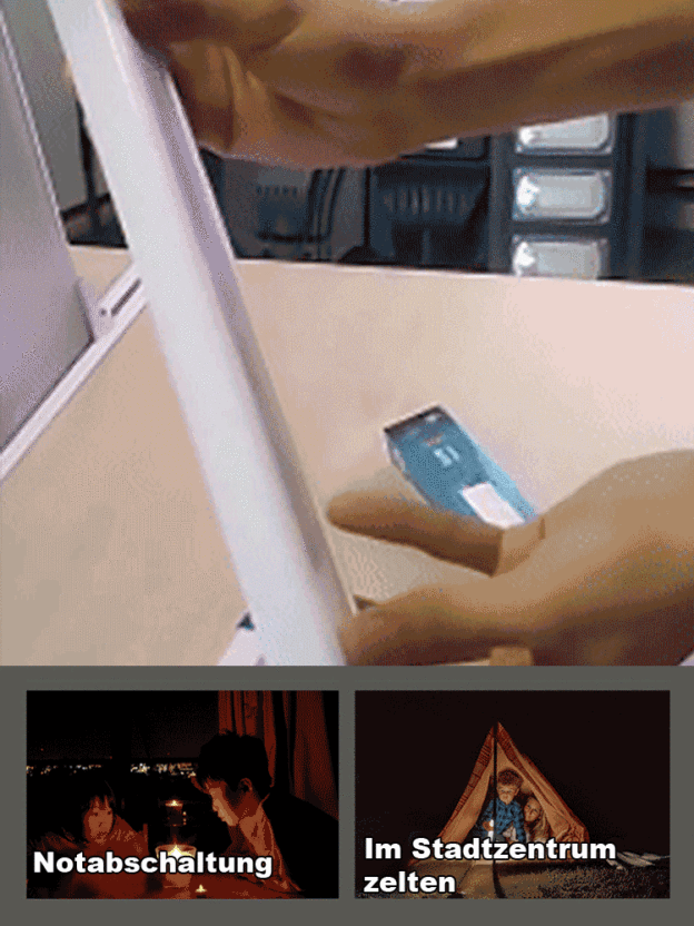 Magnetische USB-Ladeleuchte mit LED