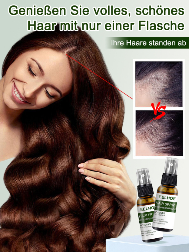 【Haarwuchs in 3 Tagen】Stärkendes und verdichtendes Anti-Haarausfall Spray