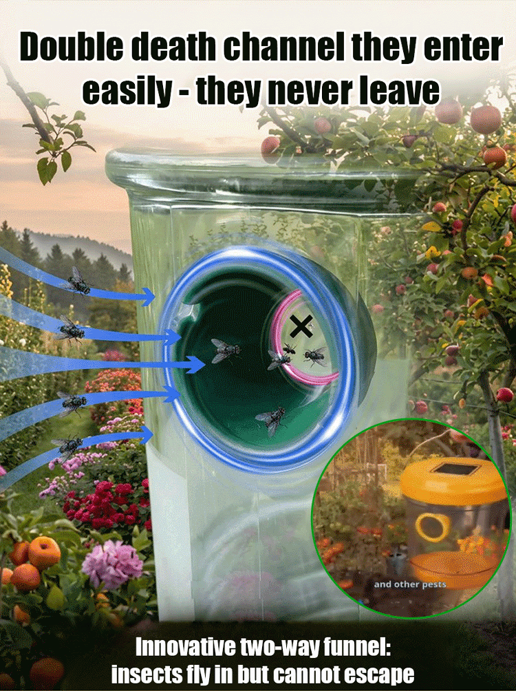 Quantum-Level Solar Multidimensional Insect Trap