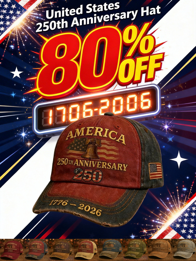 Retro Embroidery  Commemorative Baseball Cap