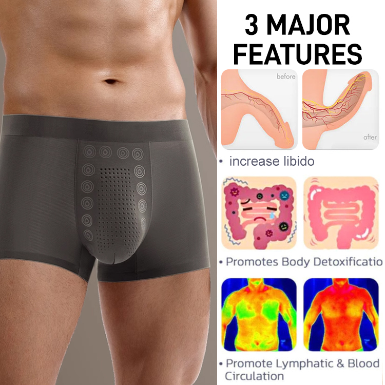 Men’s Health Approved: Natural Magnetic Massage Underwear. If it doesn’t work, you get 100% of your money back. No questions asked