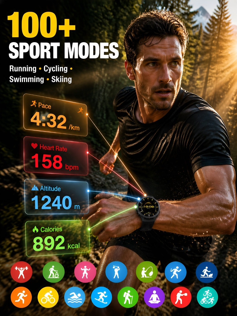 Watch G6 Smartwatch🔥 Ultimate All-in-One Health & Sport Watch