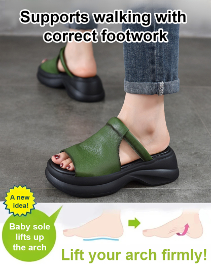 Summer thick-soled platform slippers