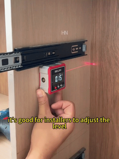 Strong magnetic digital display level angle measuring instrument