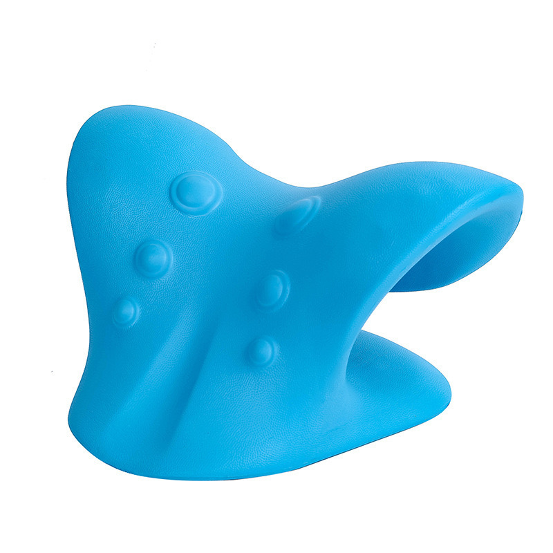 C-shaped Cervical Massage Correction Pillow for a Healthy Neck Sleep