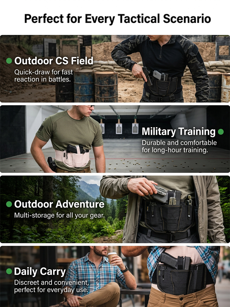 Tactical Concealed Carry Waist Pack | Multi-Purpose Secure Storage