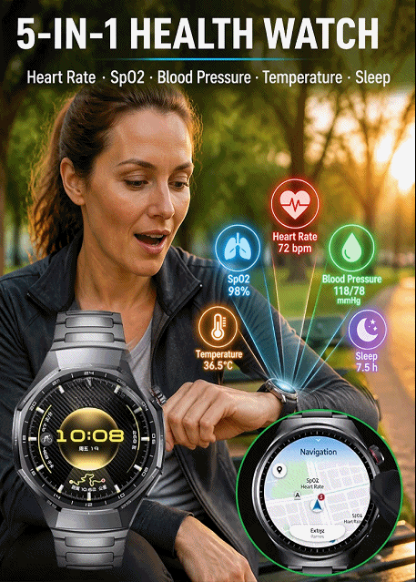 Watch G6 Smartwatch🔥 Ultimate All-in-One Health & Sport Watch