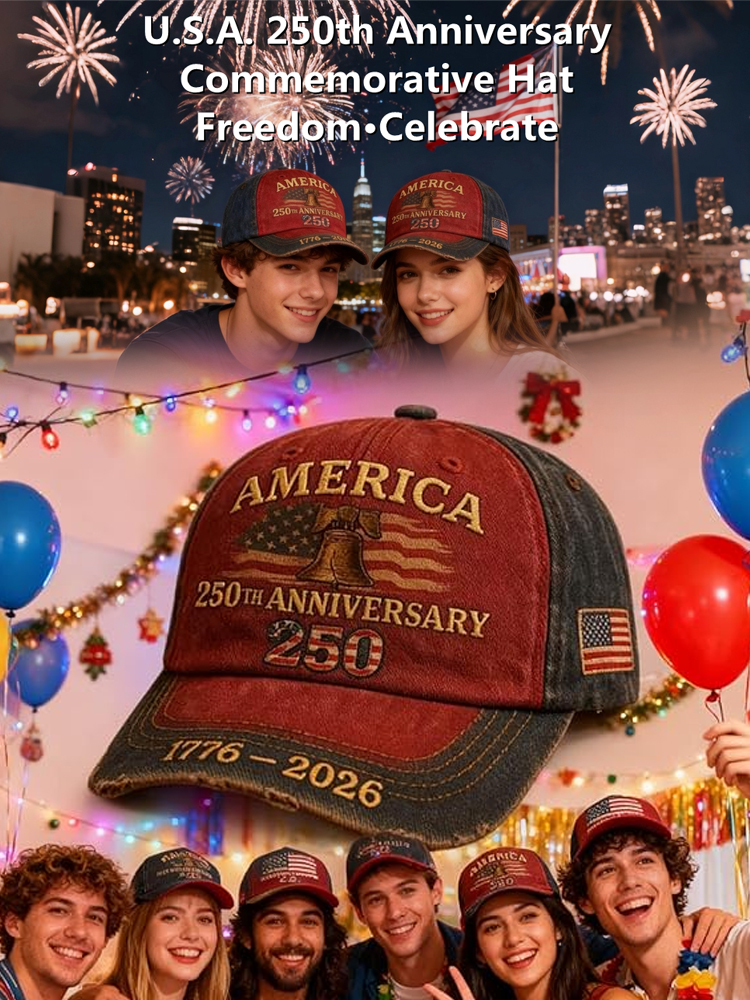 Retro Embroidery  Commemorative Baseball Cap