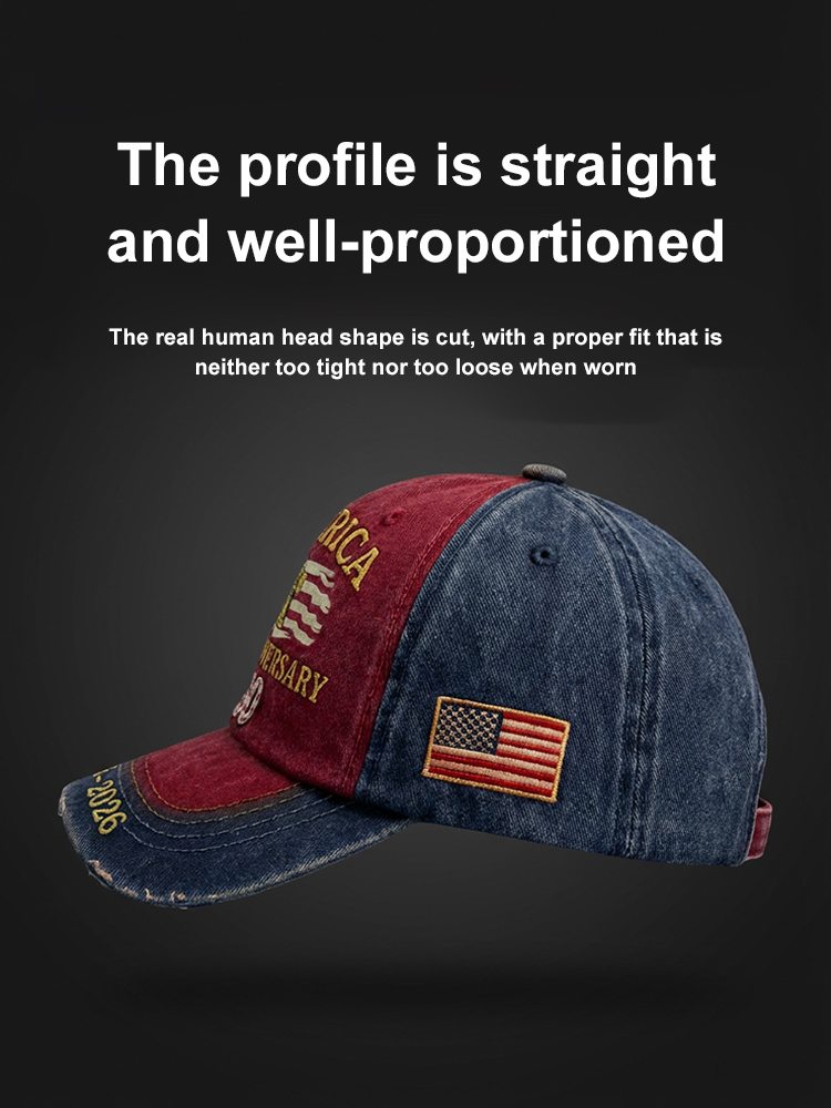 Retro Embroidery  Commemorative Baseball Cap