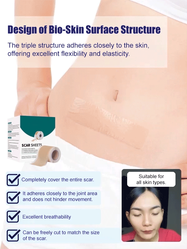 24-hour continuous light scar silicone gel scar patch