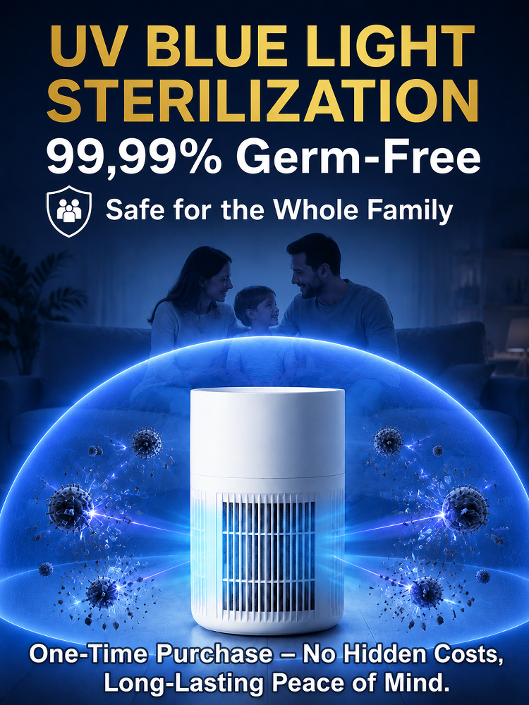 Negative Ion Home Air Purifier for Formaldehyde and Odor Removal