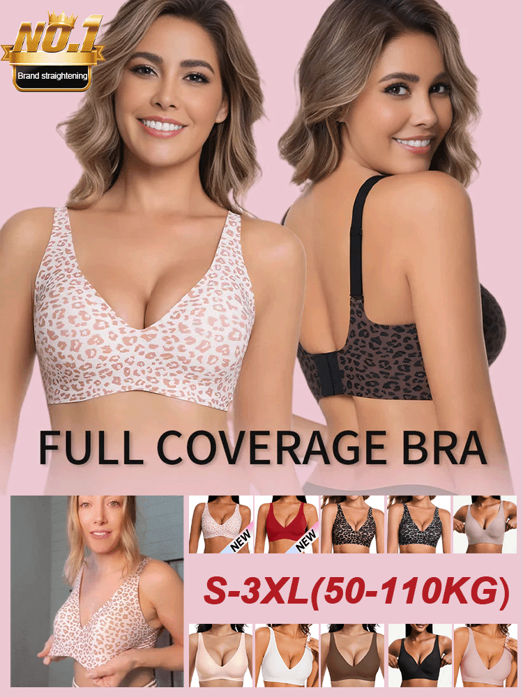 [Limited-time half price]Seamless Wireless Full-Coverage Bra