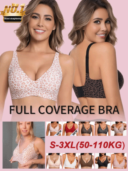 [Limited-time half price]Seamless Wireless Full-Coverage Bra
