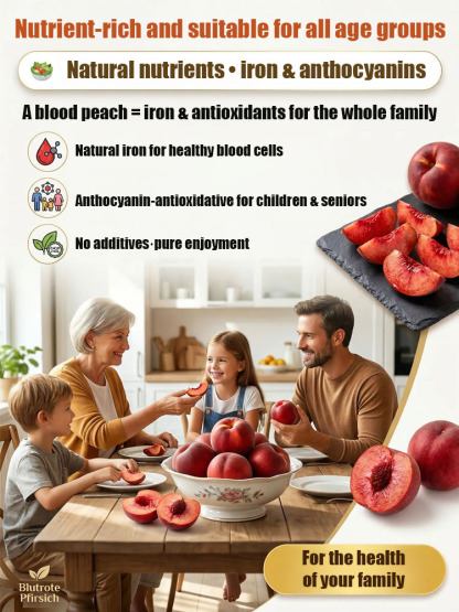 Premium Red Flesh Blood Peach Tree – Hardy Dwarf Sapling