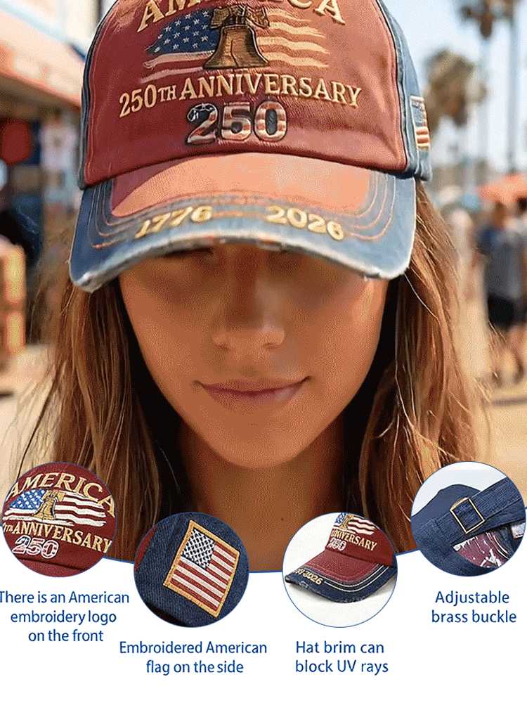Retro Embroidery  Commemorative Baseball Cap