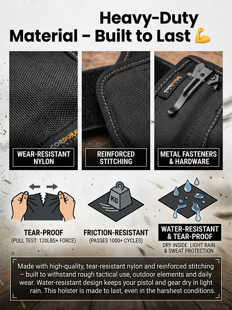 Tactical Concealed Carry Waist Pack | Multi-Purpose Secure Storage