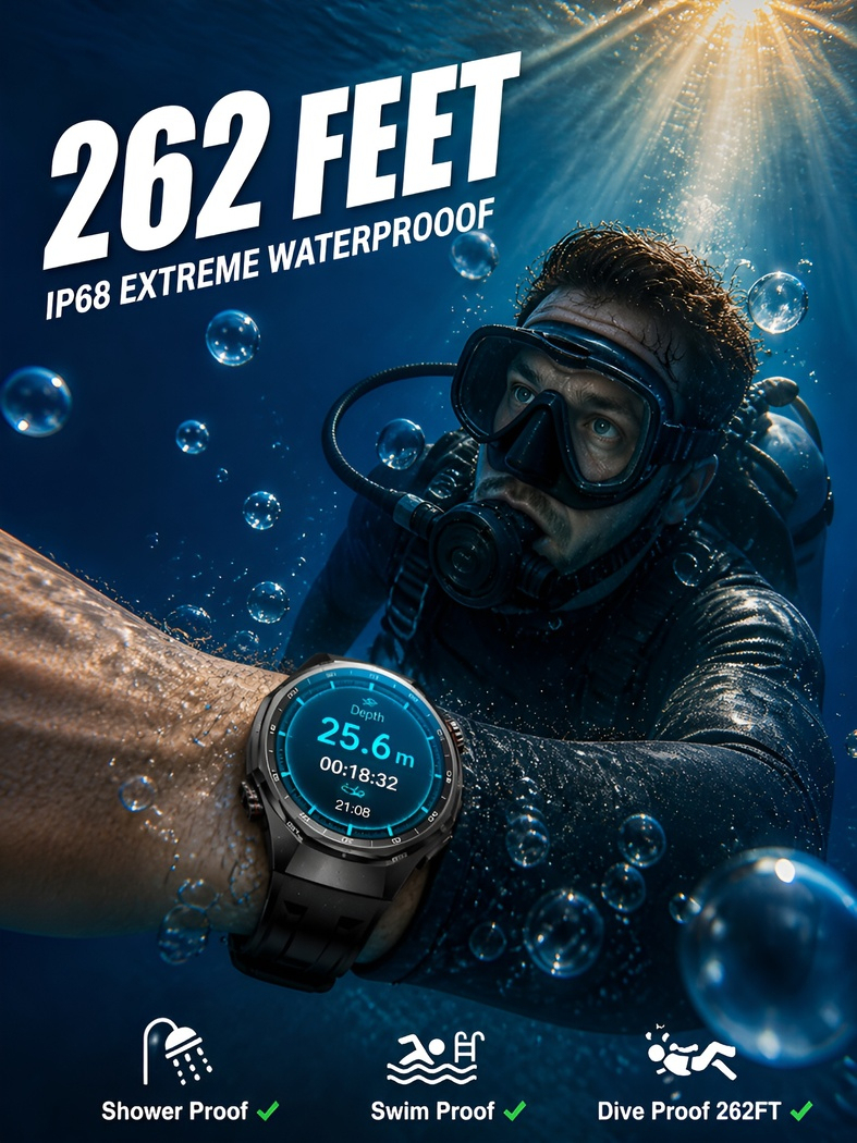 Watch G6 Smartwatch🔥 Ultimate All-in-One Health & Sport Watch