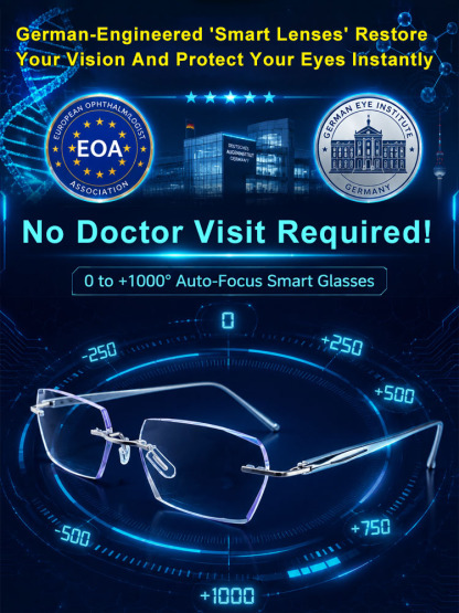 Executive Must-Have Smart Zoom Reading Glasses ✨