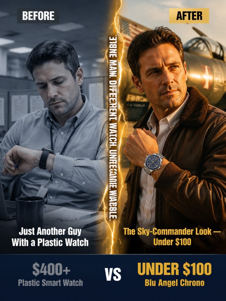 [Urgent Special Sale] Washington Exclusive: "Blu Angels" Pilot's Watch — Limited to the First 100 Customers Only!