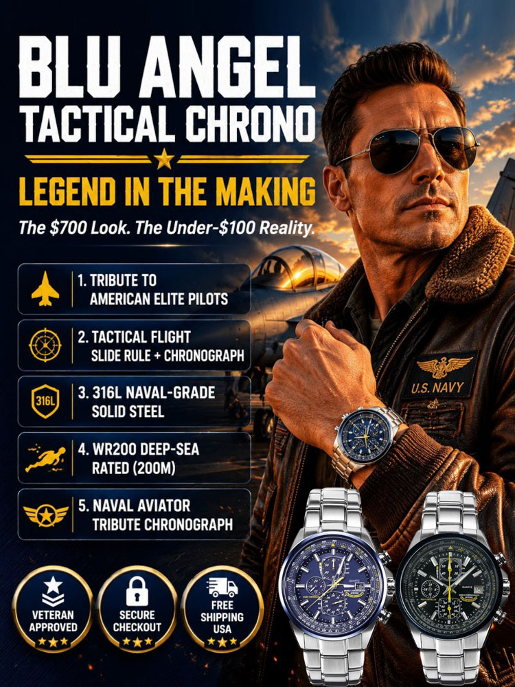[Urgent Special Sale] Washington Exclusive: "Blu Angels" Pilot's Watch — Limited to the First 100 Customers Only!