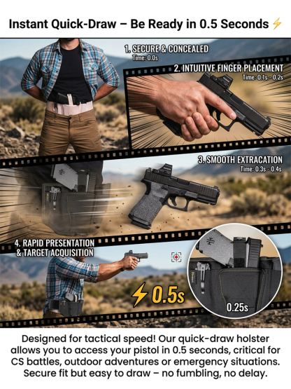 Tactical Concealed Carry Waist Pack | Multi-Purpose Secure Storage