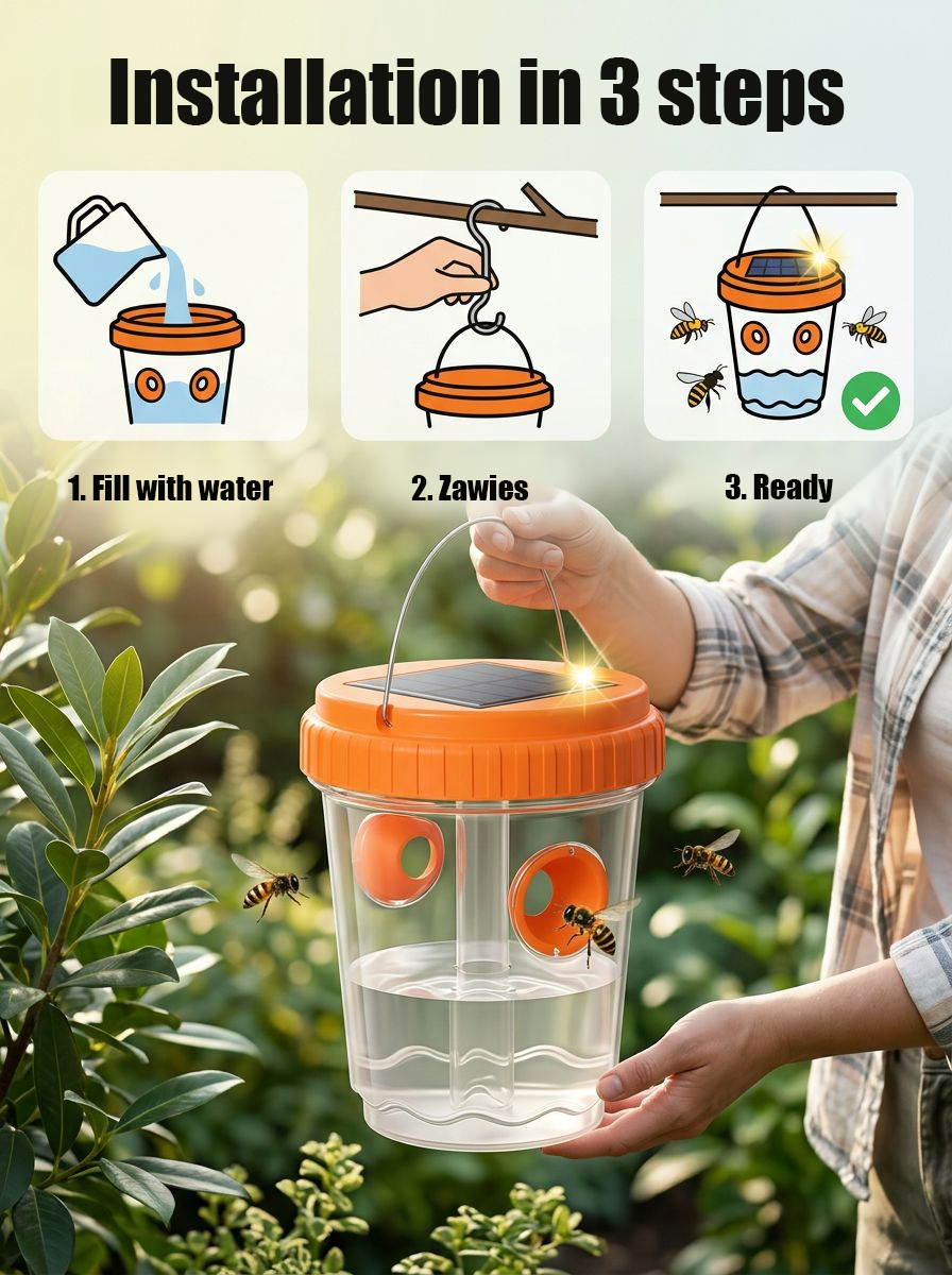 Quantum-Level Solar Multidimensional Insect Trap