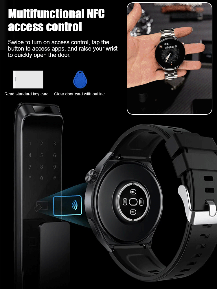 HD Large Screen Smart Health Monitoring Watch