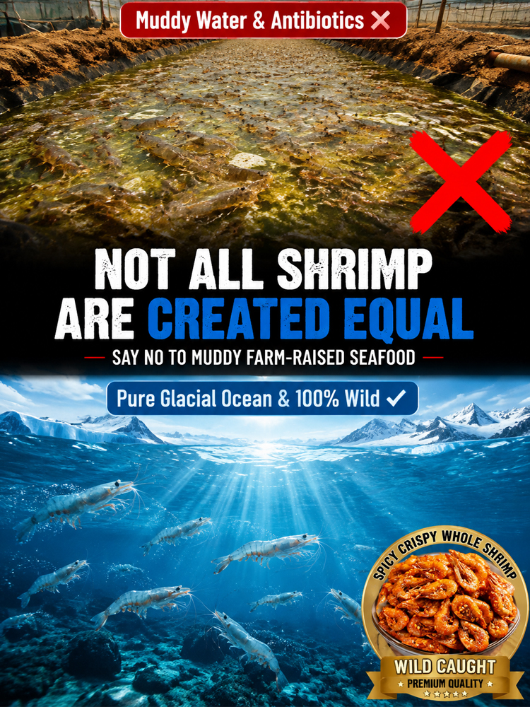 Mess‑Free Crispy Roasted Shrimp Snack | Zero Greasy Fingers, Keep Your Keyboard Spotless While Working & Gaming