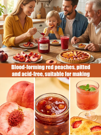 Premium Red Flesh Blood Peach Tree – Hardy Dwarf Sapling