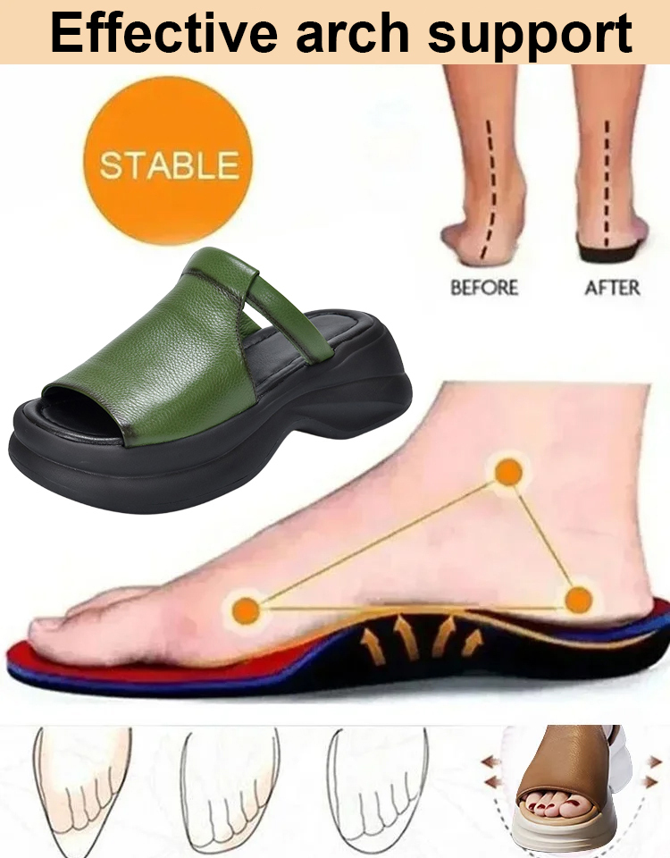 Summer thick-soled platform slippers