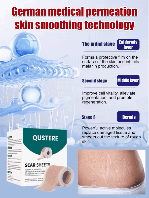 24-hour continuous light scar silicone gel scar patch