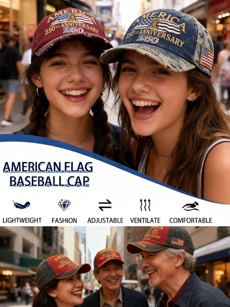 Retro Embroidery  Commemorative Baseball Cap