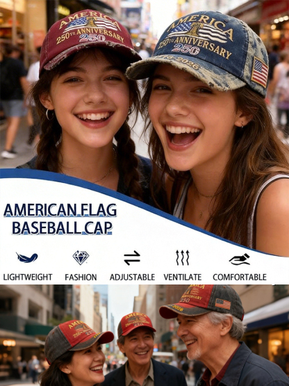 Retro Embroidery  Commemorative Baseball Cap